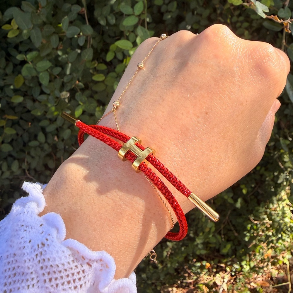 Red and Gold Bracelet - Picture 3 of 6